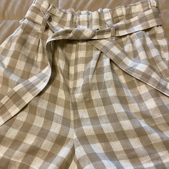 New Day Linen Paperbag Shorts With Belt - Picture 4 of 8